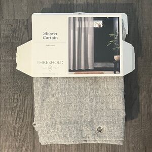 Waffle Weave Shower Curtain